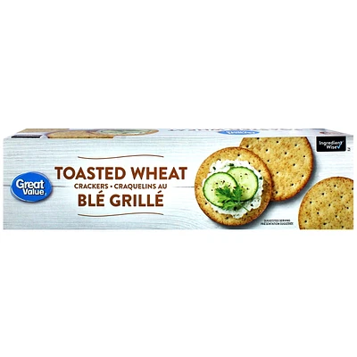 Craquelins au blé grillé Great Value 227 g