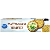 Craquelins au blé grillé Great Value 227 g