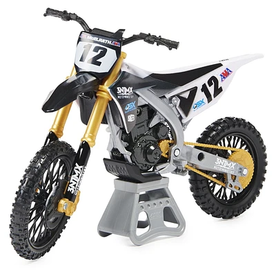 Supercross, Authentic Shane McElrath 1:10 Scale Collector Die-Cast Toy Motorcycle Replica with Display Stand, For Collectors and Kids Age 5 and Up