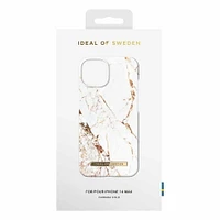 Ideal of Sweden Fashion Case iPhone 14 Plus  Carrara Gold Marble