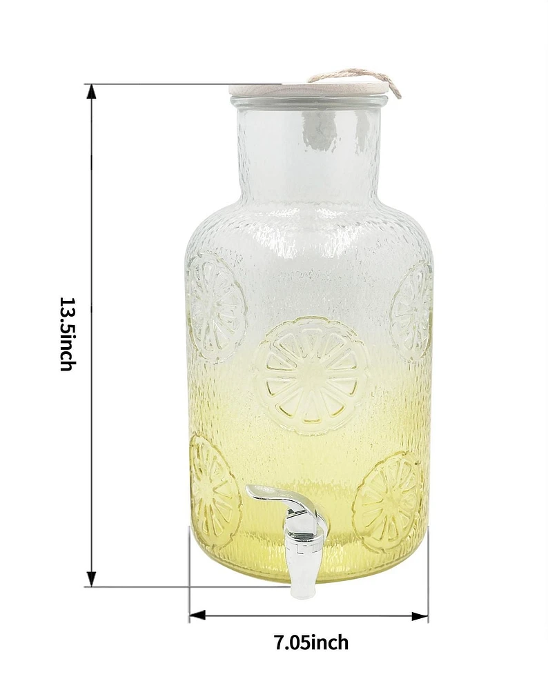 Hometrends Distributeur de citron Hometrends Distributeur de citron en verre