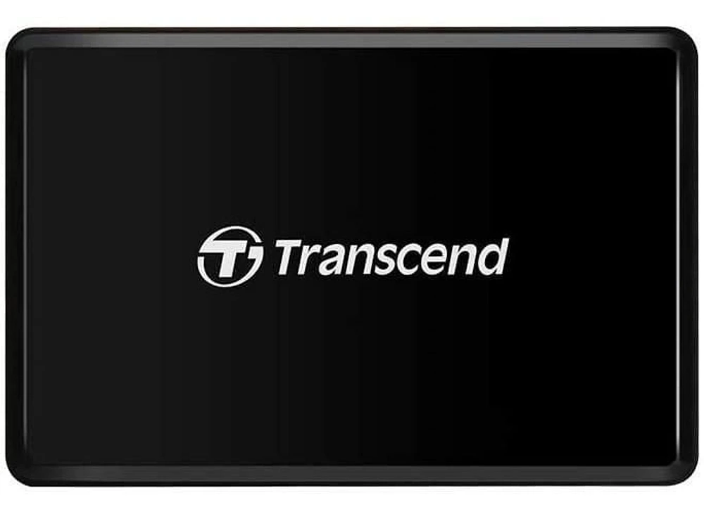 Transcend All-in-1 Multi Memory Card Reader, USB 3.0/3.1 Gen 1, Black