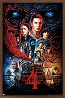 Netflix Stranger Things: Season 4 - One Sheet Wall Poster, 22.375" x 34" Framed