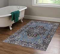 Emerald Harris Cream & Copper 2'2" x 3'2" Accent Rug