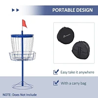 Soozier 24-Chain Lightweight Portable Practice Basket for Disc Golf Target Stand