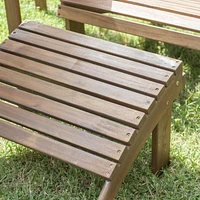 Teak Adirondack Outdoor Ottoman