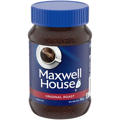 Maxwell House Original Roast Instant Coffee, 150 g Jar, 150G