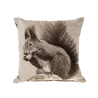 Coussin Rustic Tissé (Écureuil Nibbling Nut) - Set of 2