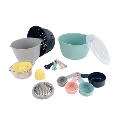 Ensemble de gadgets en plastique multicolore 17 pièces Mainstays Ensemble de 17 pièces