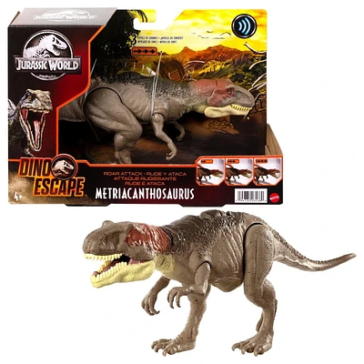 Jurassic World Roar Attack Metriacanthosaurus Dinosaur Action Figure Toys 4 Year Olds & Up