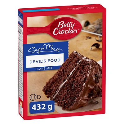 Mélange à gâteau alimentaire du diable de Betty Crocker, 432 g, pour 10 portions