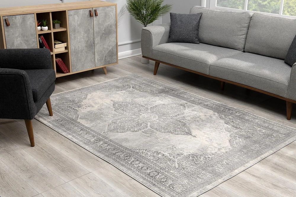 Rug Branch Havana Collection Tapis traditionnel en détresse