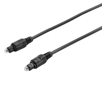 blackweb 6 FT Digital Optical Cable (Black), Superior Sound