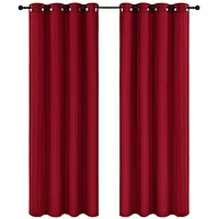 Safdie & Co. Curtain 84L Holli Jacquard Red