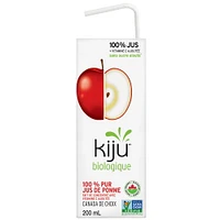 Kiju Organic 100% Pure Apple Juice Boxes, 4 x 200 ML