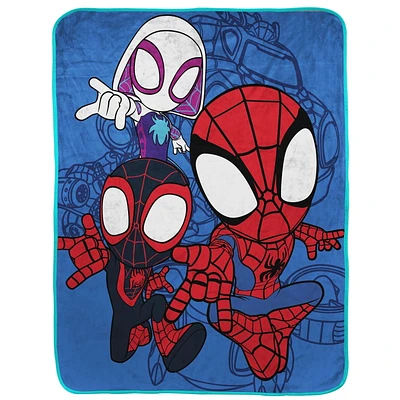 Spider-Man 'Spidey and his Amazing Friends - 3 Man Squad' Silk Touch Fleece Throw