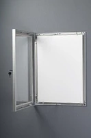 SECO Lockable Indoor/Outdoor Poster Frame Case, Silver, 30 x 40"