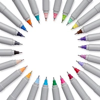 Marqueurs permanents Sharpie, pointe fine et ultra-fine, couleurs variées, 30 unités Marqueurs permanents