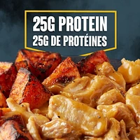 Porc effiloché sucré et piquant avec patates douces épicées surgelé Crave 283G