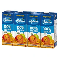 Rubicon Mango & Apple 'No Sugar Added' 100% Juice Blend, 4 x200 mL