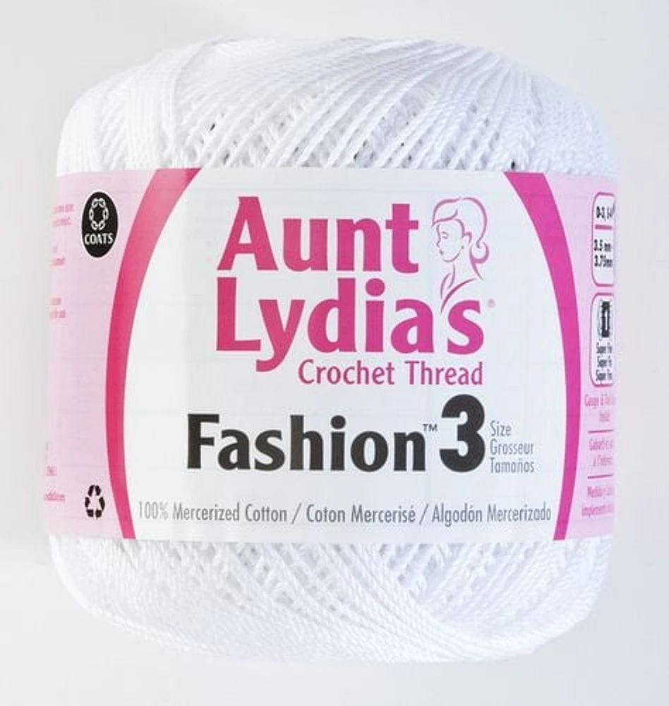 Aunt Lydia Fashion Crochet 182 Grosseur # 3 Fashion Crochet 182 Fil à Crocheter