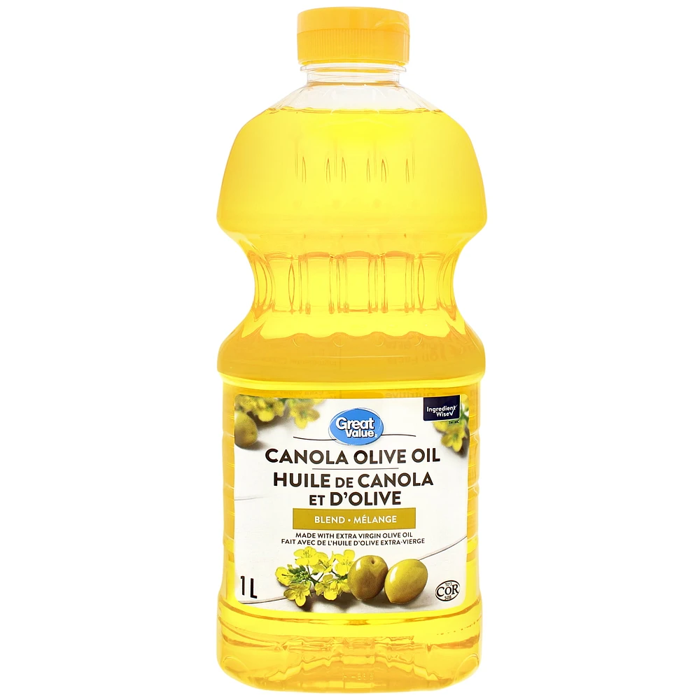 Great Value Canola Olive Oil Blend, 1 L