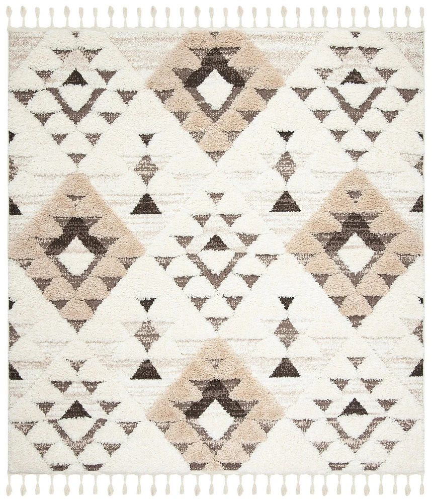 Safavieh Moroccan Tassel Larry Tapis Géométrique Shag
