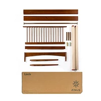 ZINUS Linda Mid Century Cadre de lit de plate-forme, Fondation en bois massif, Support de latte en bois, Aucun sommier nécessaire, Assemblage facile