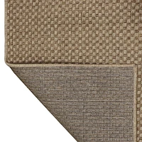 Tapis d'intérieur-extérieur Lazlo ReplayTan de 5 pi 2 po x 6 pi 7 po Tapis Lazlo Replay Tan de 5 pi 2 po x 6 pi 7 po
