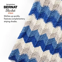 Bernat® Blanket Stripes™ Yarn, Polyester #6 Super Bulky, 10.5oz/300g, 220 Yards
