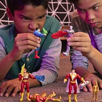 DC Comics, Figurine articulée Superman de 10 cm avec 3 accessoires mystère, pour les enfants à partir de 3 ans