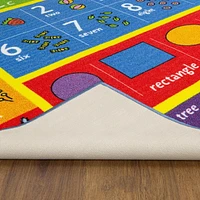 KC Cubs collection de récréation Alphabet ABC, nombres et formes d'apprentissage éducatif et tapis de jeu pour enfants et enfants chambres et salle de jeux