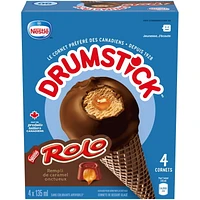 NESTLÉ® DRUMSTICK® ROLO® Cones 4 x 135 ml