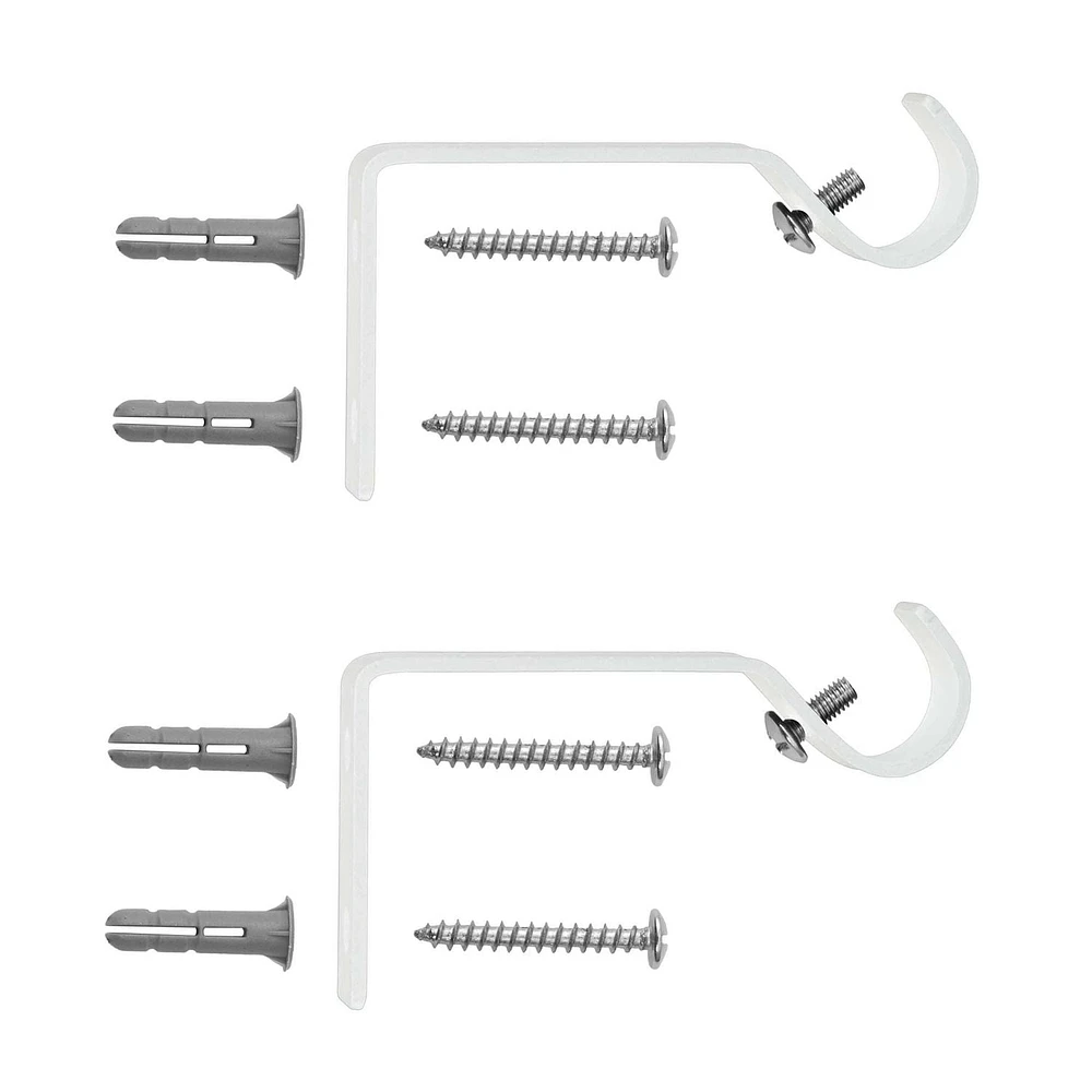 Home Trends 71,12 cm - 121,92 cm Ensemble tringle à rideaux, 1,58 cm Diamètre 1,58 cm Diamètre