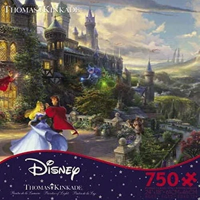 Ceaco: Thomas Kinkade - Disney  Sleeping Beauty Enchanting casse tête (750 pc)