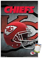 NFL Kansas City Chiefs - Helmet 16 Wall Poster