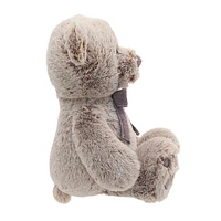 Façon de célébrer la Saint-Valentin en peluche précieuse, marron