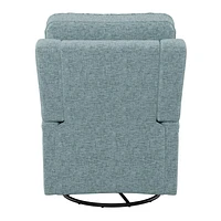 Jasmine Upholstered Swivel Glider Recliner Chair
