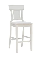 Tabouret de bar Alton, blanc