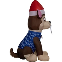 Christmas Inflatable Paw Patrol Chase with Blue Sweater and Letter to Santa