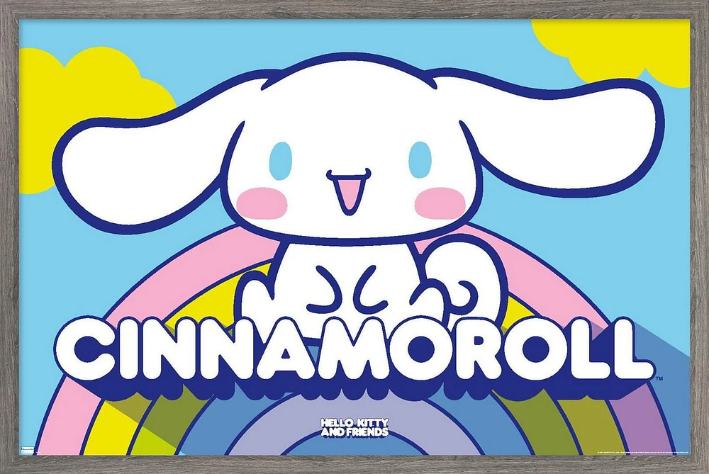 Hello Kitty and Friends: 22 Over The Rainbow - Cinnamoroll Wall Poster
