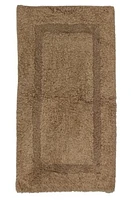 Tapis de bain d'intérieur en coton Sand Essential - 20 pouces x 30 pouces. Tapis de salle de bain marron, doux et absorbant