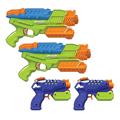 Adventure Force Paquet de 4 Aqua Squad Water Blaster Value Set