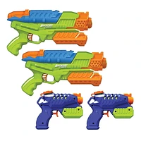 Adventure Force Paquet de 4 Aqua Squad Water Blaster Value Set