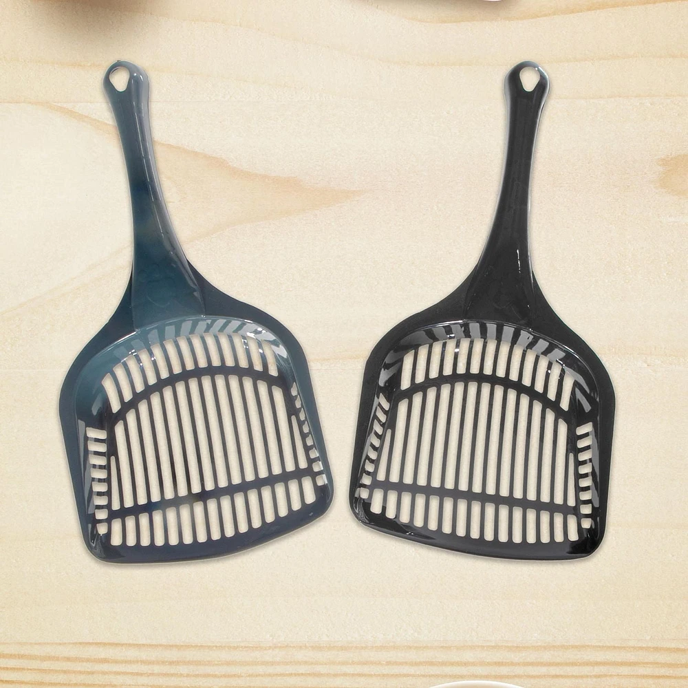 IH Casa Decor Plastic Cat Litter Scoop Asstd - Set of 2