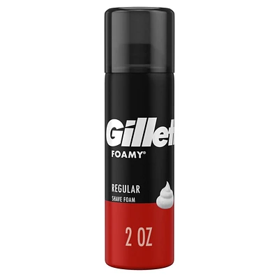 Mousse à raser pour hommes Gillette Foamy classique, parfum Original 2 oz