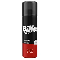 Mousse à raser pour hommes Gillette Foamy classique, parfum Original 2 oz