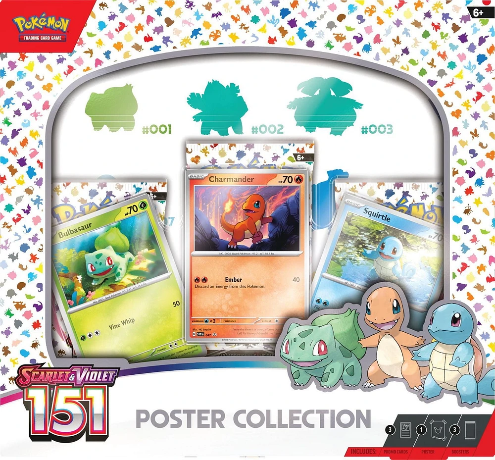Pokémon Trading Card Games Scarlet & Violet 3.5 151 Poster Collection Box
