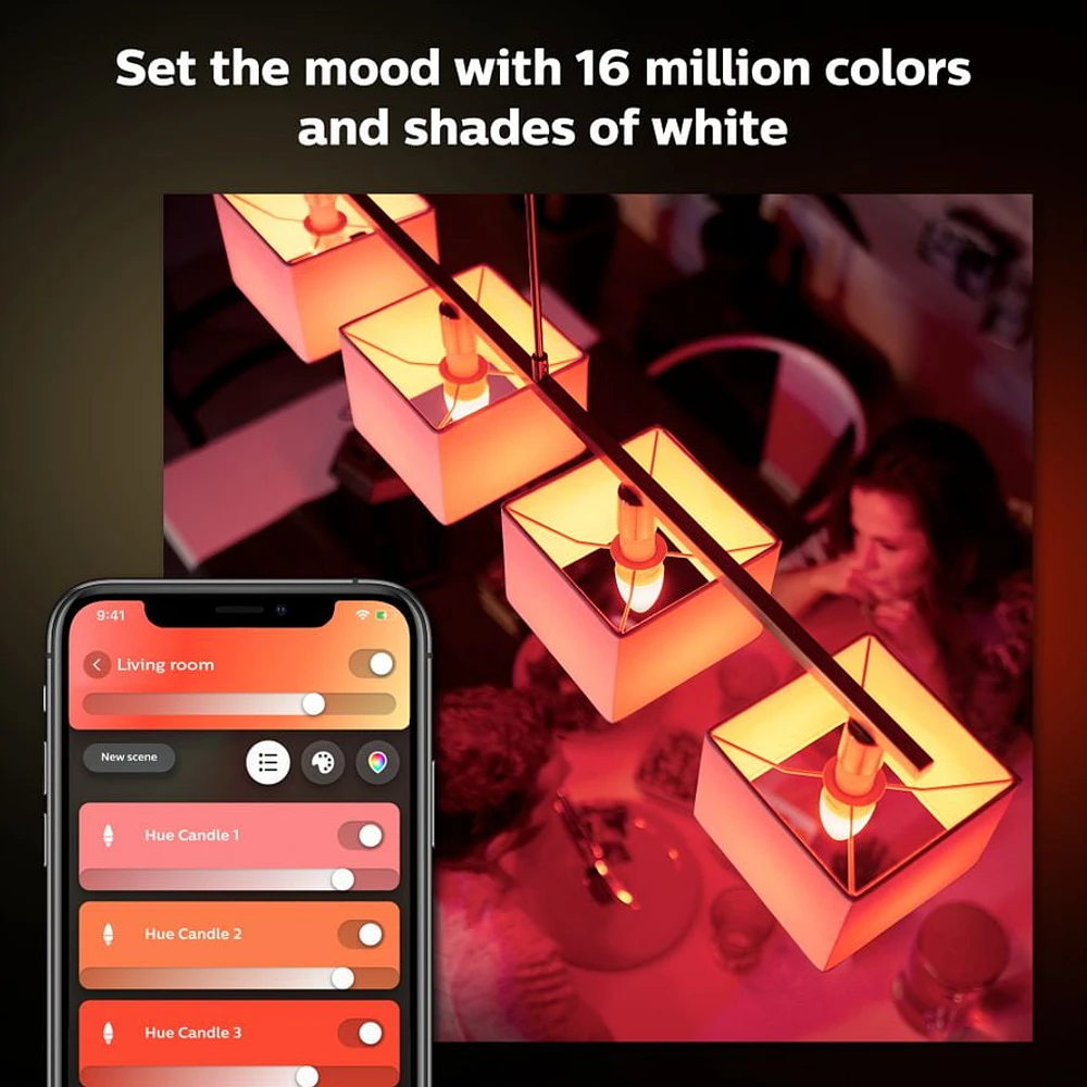 Philips Hue White and Colour Ambiance Candle (Bluetooth)