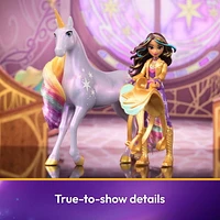 Unicorn Academy, Coffret Sophia & Wildstar avec 2 accessoires d'équitation et un accessoire de coiffure, poupées et licornes pour filles à partir de 4 ans